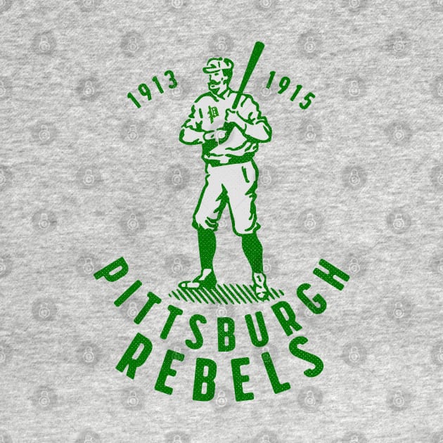 Vintage Pittsburgh Rebels Baseball 1915 by LocalZonly